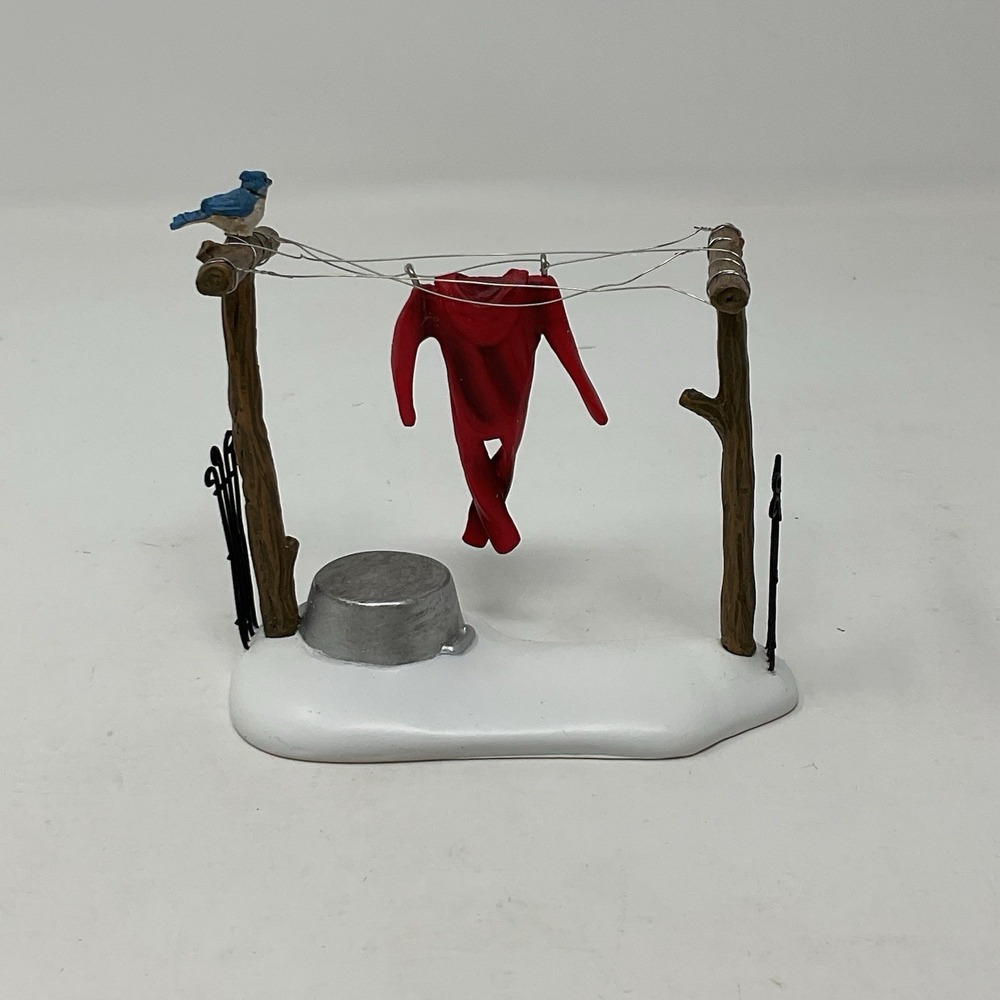 Dept 56 Village Accessories Woodland Clothesline 4047582 Christmas